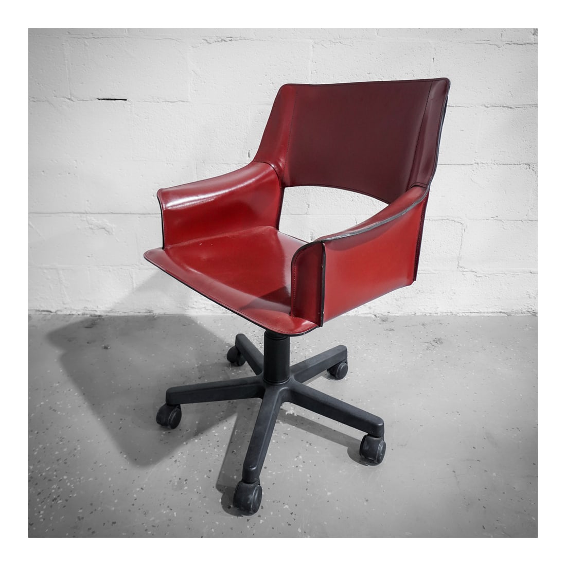 De Couro of Brazil Tawny Leather Executive Office Armchair (1 of 6)