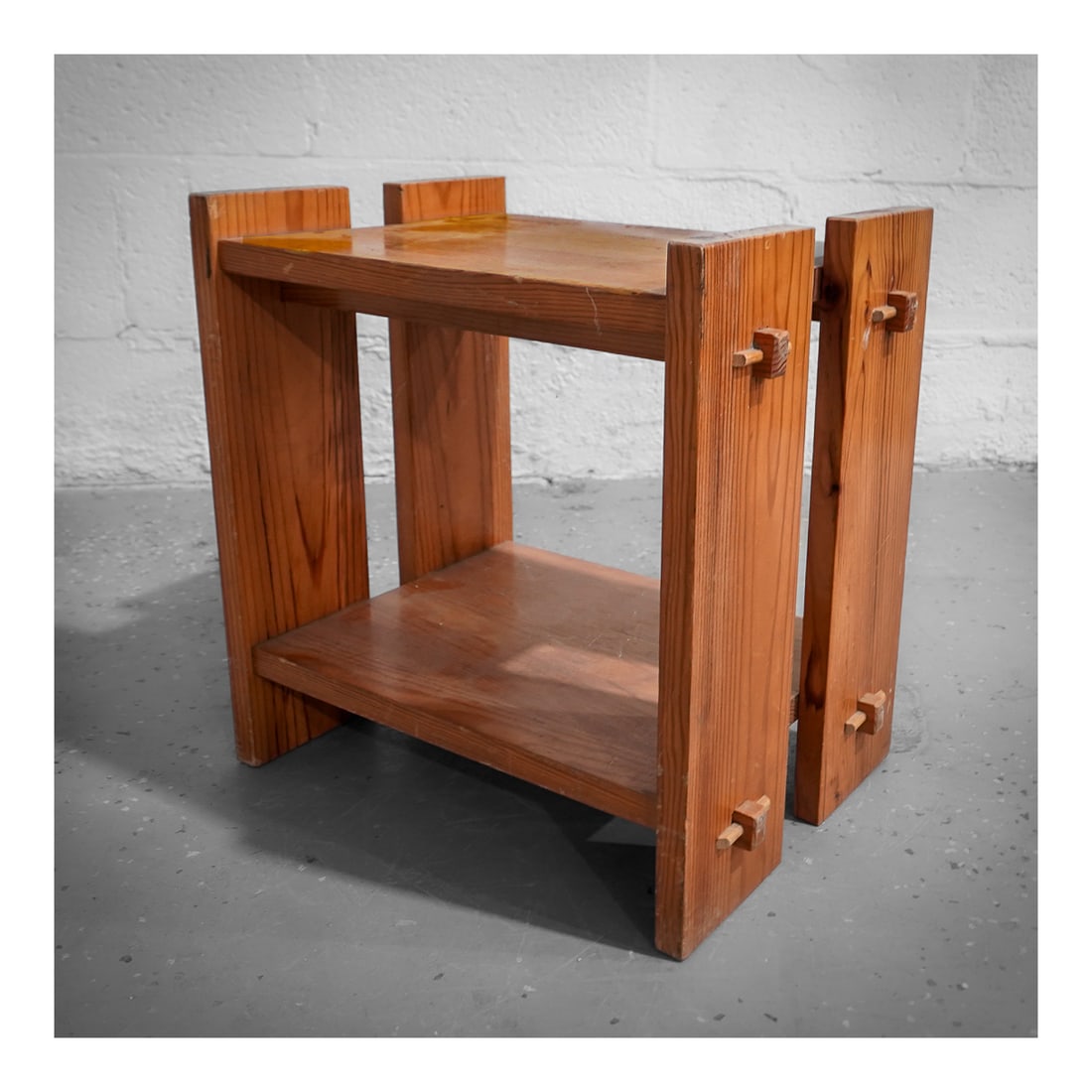 Gerrit Rietveld (Dutch, 1888-1964) Wooden Stool (1 of 7)