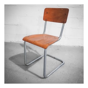 Mart Stam (Dutch, 1899-1986) Metal and Wood Chair