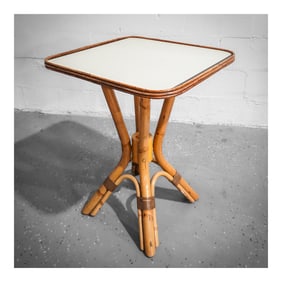 Pierre Hardy Rattan Bar Table