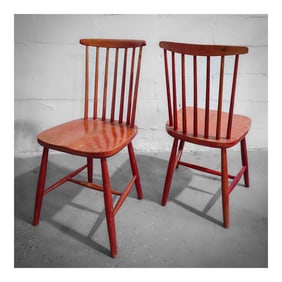 Pair of Ilmari Tapiovaara (Finnish, 1914-1999) "Fanett" Chairs