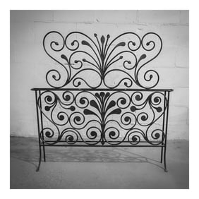 French Wrought Iron Umbrella Stand