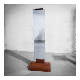 French Art Deco Psyche Mirror