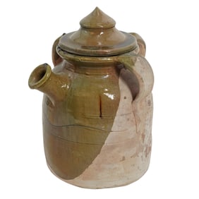 Hallmarked Spanish Ceramic Pouring Lidded Jug