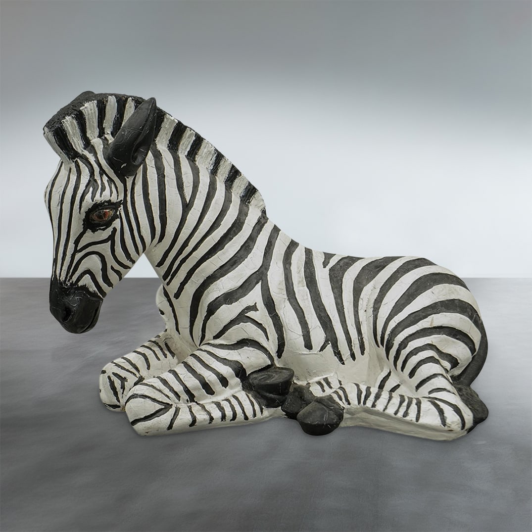 Mid-Century Model of a Zebra (1 of 7)
