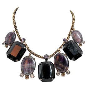 Iradj Moini Brass and Blue John Necklace