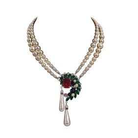 Sorrell Originals Silver Plated and Pearl Necklace