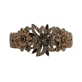 Heidi Daus Signature Swarovski Crystal Floral Bracelet