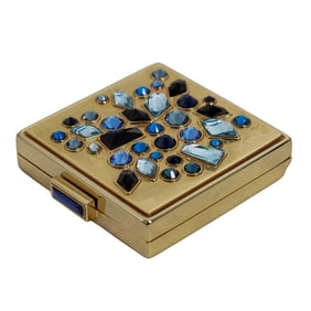 Estee Lauder Lucidity Gilt Metal Compact 2014 Edition