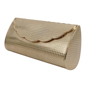 Vintage "RichJewel" Japanese Gold Metal Mirrored Clutch