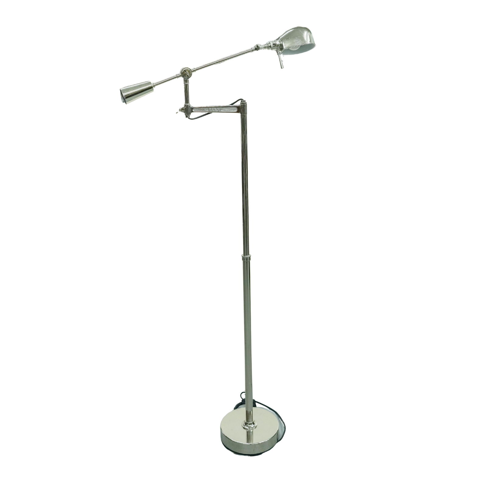 Ralph Lauren Chrome Adjustable Floor Lamp (1 of 8)
