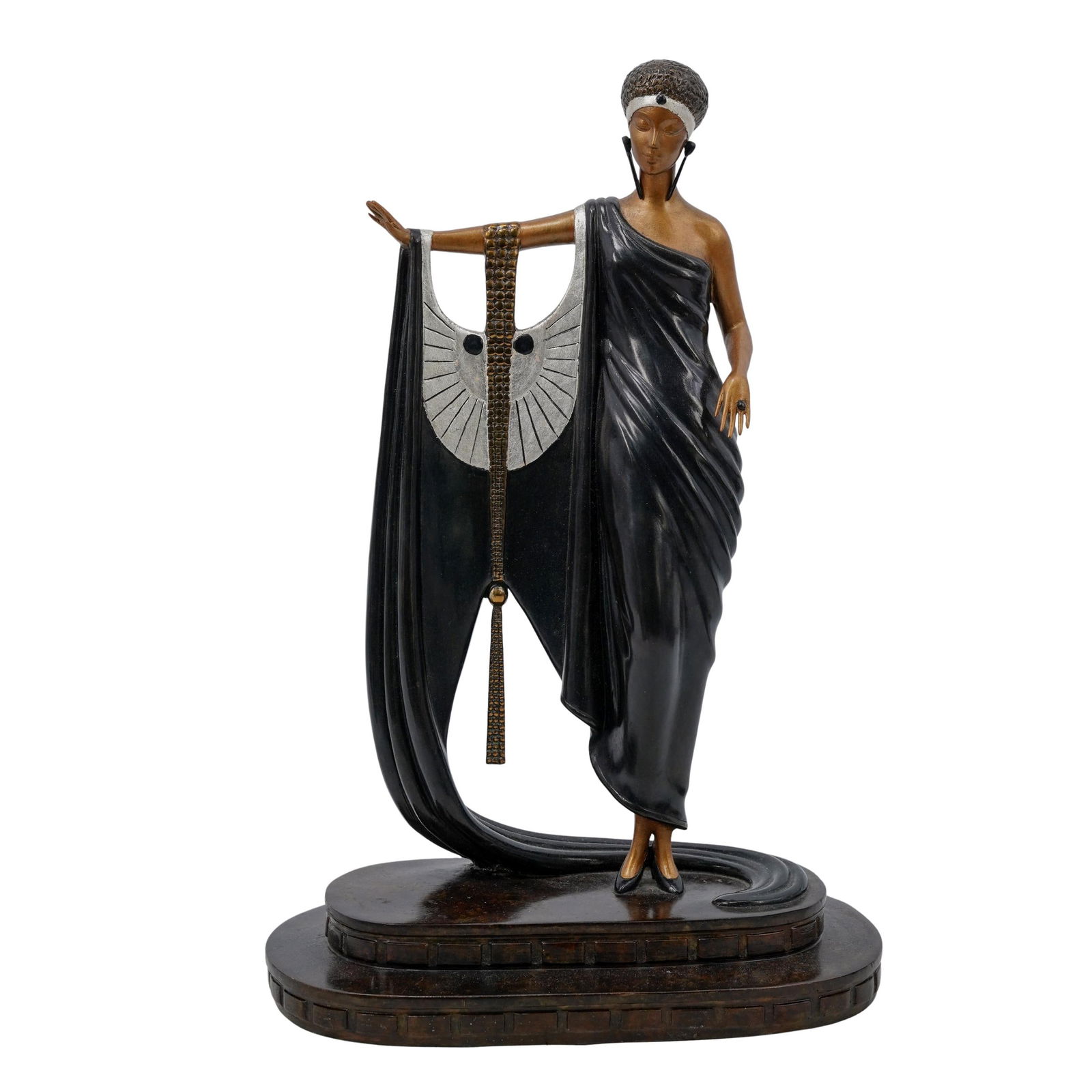 Erte (Russian 1892-1990) "Sophisticated Lady" Bronze Sculpture (1 of 10)