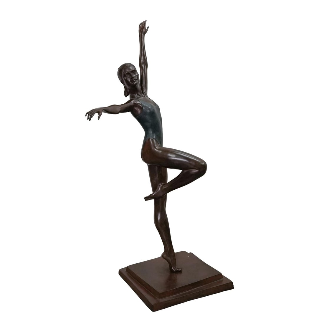 Javier M Villarreal (Mexican, 20th cent.) Cold Painted Bronze Dancer (1 of 8)