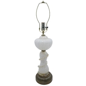Murano Art Glass Ruffle Table Lamp