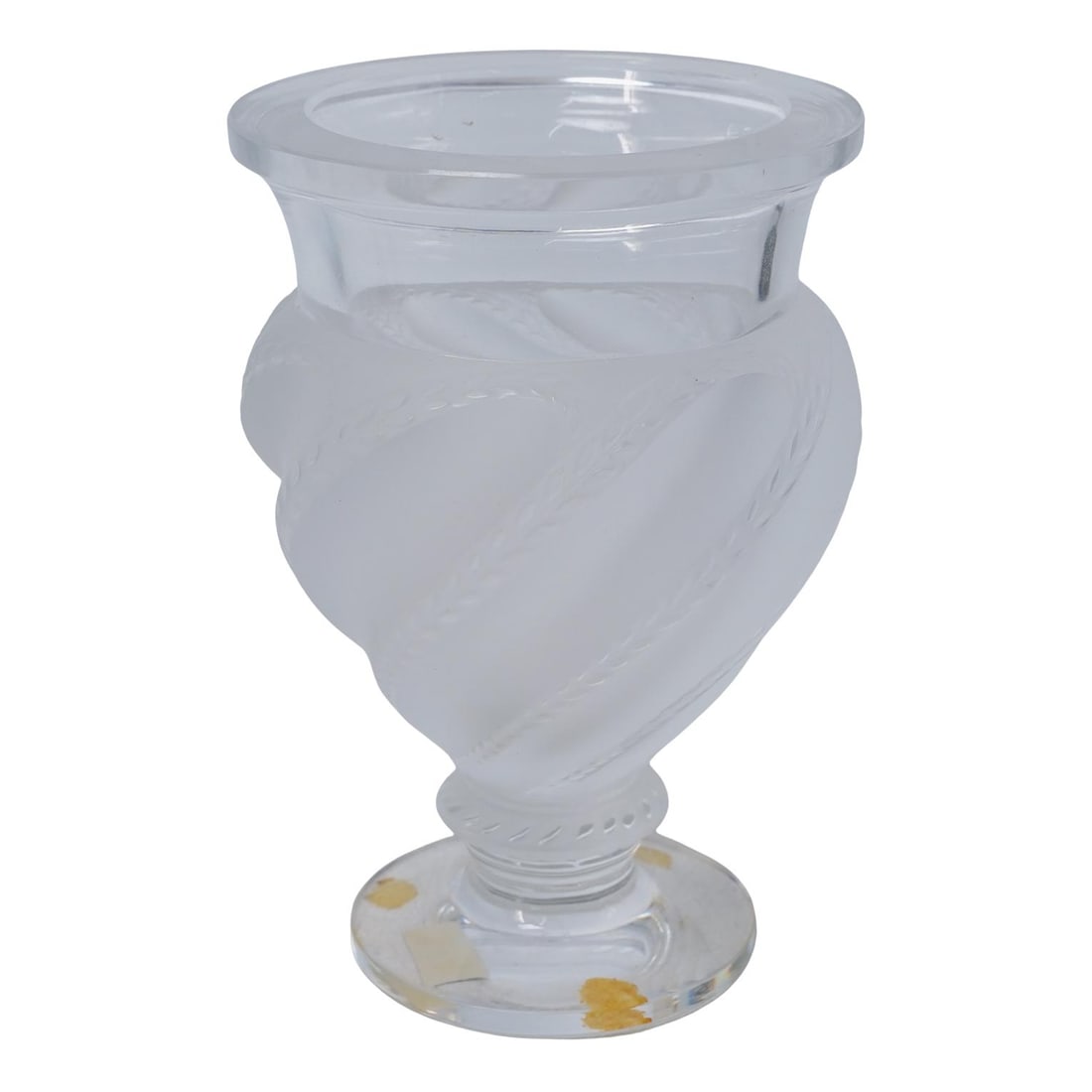 Lalique Frosted Crystal "Ermenonville" Vase (1 of 6)