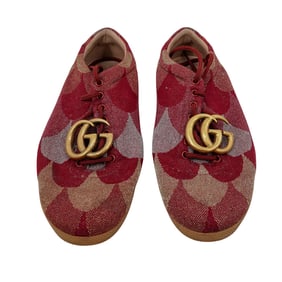 Gucci GG Marmont Canvas Platform Sneakers