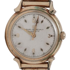 Girard Perregaux Gyromatic Gold Plated Stainless Watch