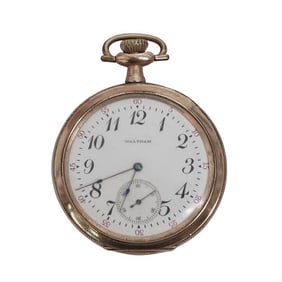 Waltham Watch Company Gold Plate 17 Jewel Pocket Watch