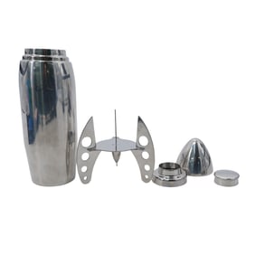 Viski Rocket Chrome Plated Cocktail Shaker
