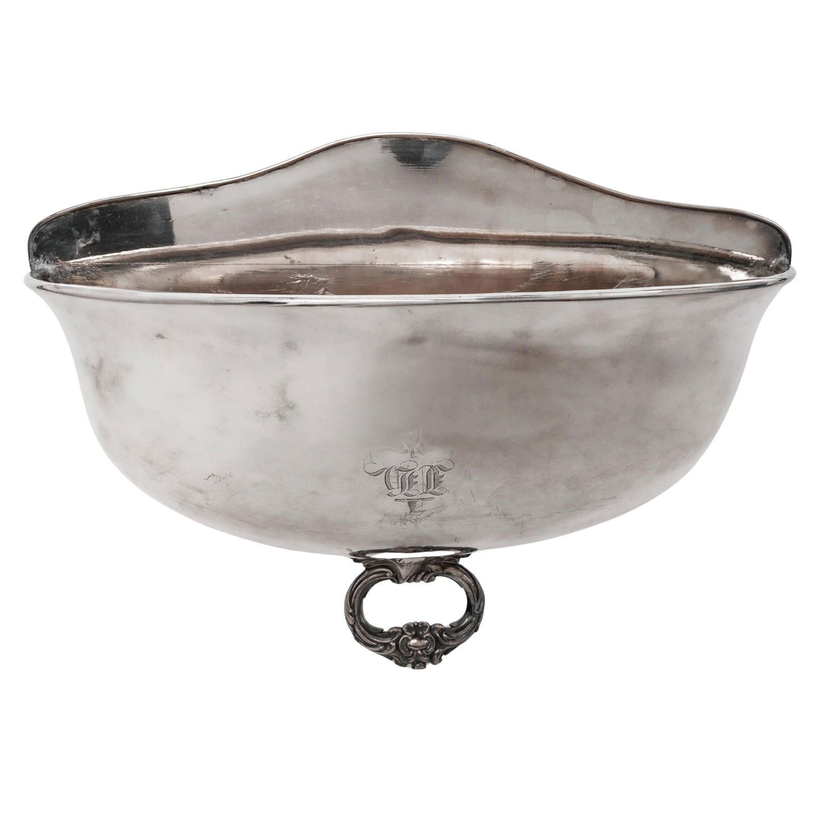 Antique Large Georgian English Plated Wall Pocket (1 of 6)