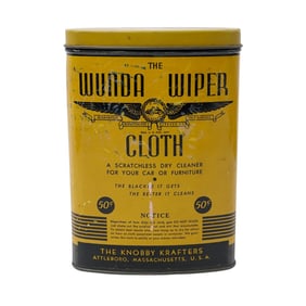 1930's The Wunda Wiper Cloth in Tin
