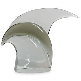 Murano Glass Dolphin Sculpture