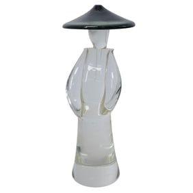 Renata Anatra Murano Glass Oriental Figure