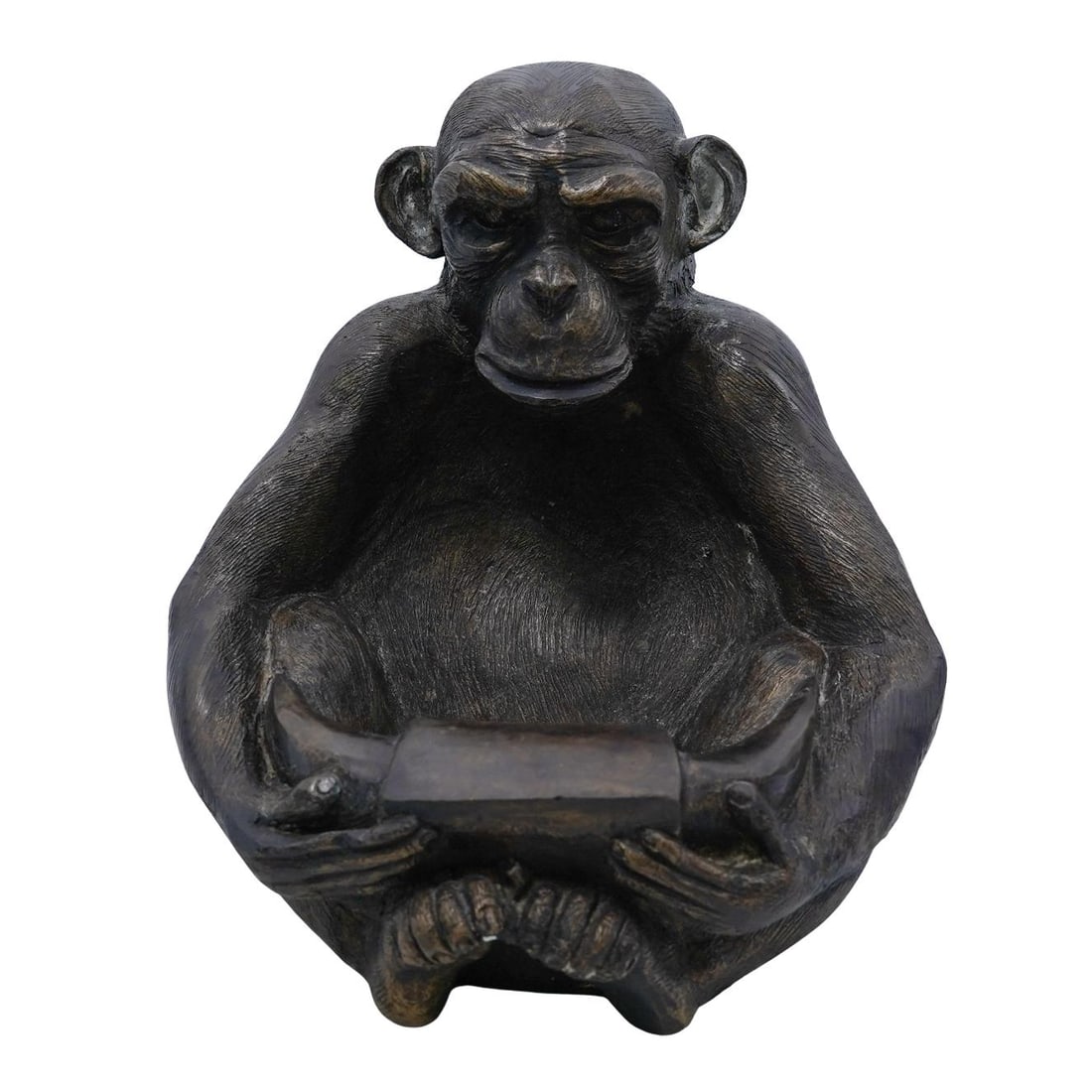 Vintage Bronze Monkey Bowl (1 of 9)