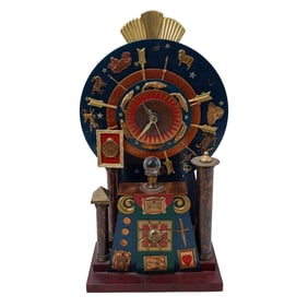 Heather Ramsey "Parvenue" Copper Hand Crafted Astrological Clock