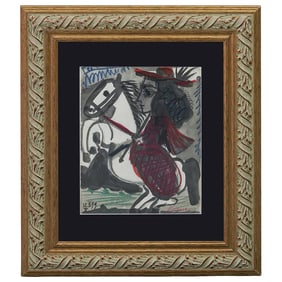 Pablo Picasso "Le Cavalier" Lithograph
