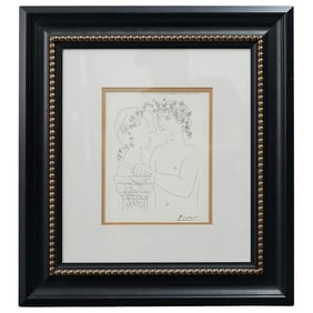 Pablo Picasso "Jeune Sculpteur Finissant un Platre" Lithograph