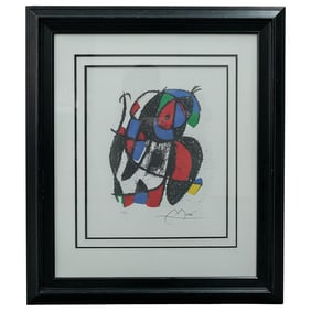 Joan Miró (Spanish, 1893-1983) LE Lithograph