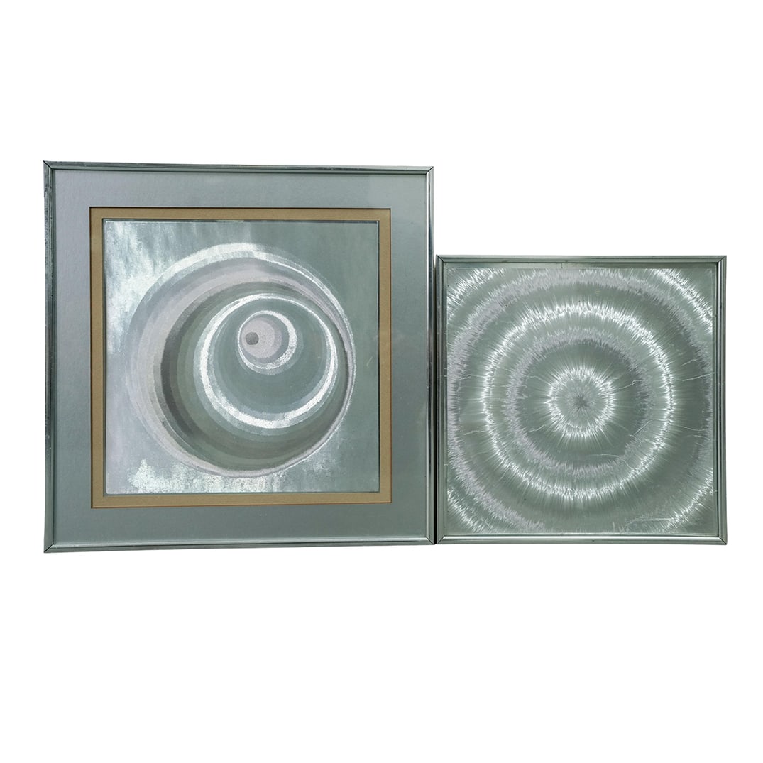 (2pc) MCM Optical Art Foil Print (1 of 6)