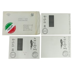 (3 Pc) Guglielmo Achille Cavellini (Italian, 1914-1990) Exhibition Archive