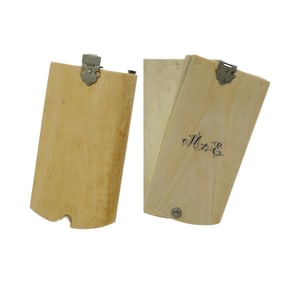 Victorian Carved Bone Note Pad