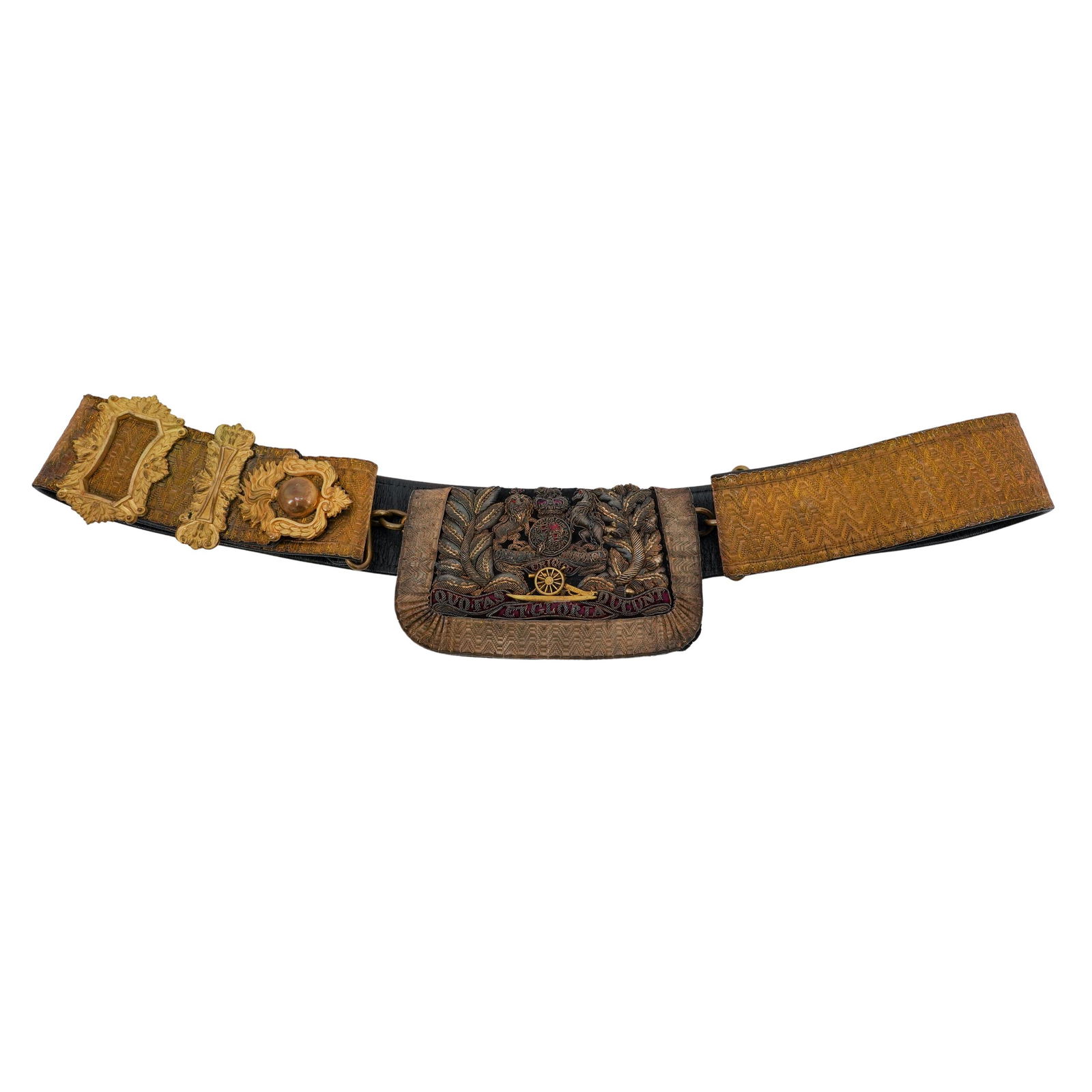 Victorian Royal Artillery Dress Shoulder Belt And Pouch (1 of 12)