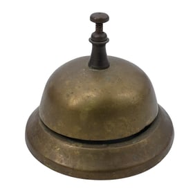 Vintage Brass Desk Bell
