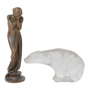 (2 Pc) Vintage Desk Accessories