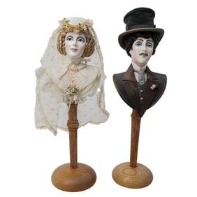 (2pc)"Sir Cedric's Good Head" Handcrafted Figures