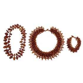 (3 pcs) Assorted Baltic Amber Jewelry