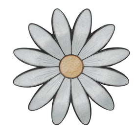 Aksel Holmsen Enameled Sterling Daisy Brooch