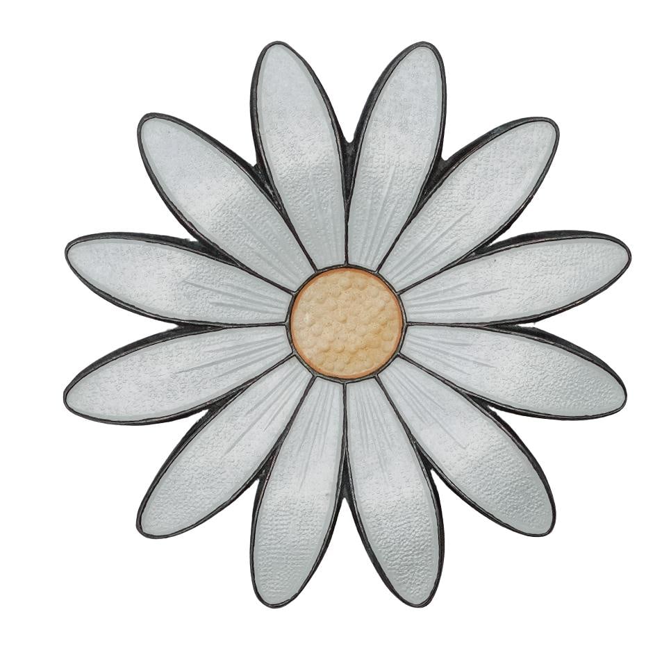 Aksel Holmsen Enameled Sterling Daisy Brooch (1 of 4)