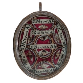 Antique Reliquary of Saints Pendant