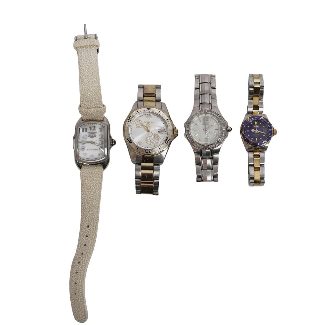 (4 pcs) Invicta Stainless Steel Watches (1 of 5)