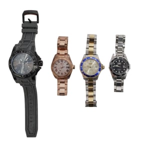 (4 Pc) Assortment of Invicta Watches