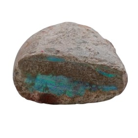 Natural Boulder Opal Nodule In Host Rock Specimen