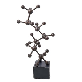 Modernist Metal Molecule Sculpture