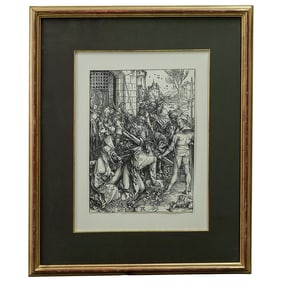After Durer "Christ Carrying the Cross" Woodcut