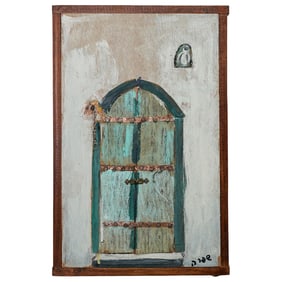 Signed Folk Art Style Painting