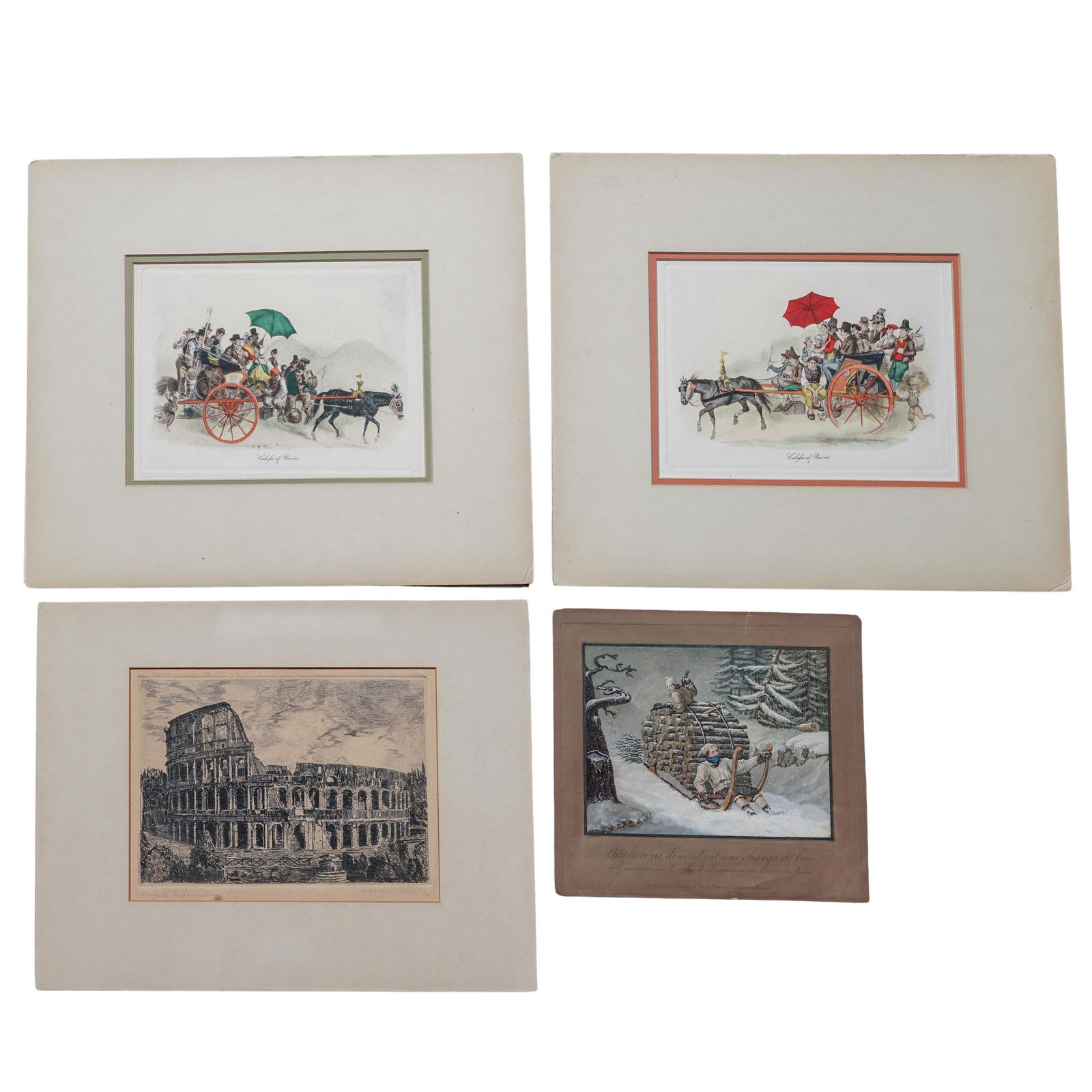 (4 Pc) Gaetano Dura Lithography & Other Artwork (1 of 10)